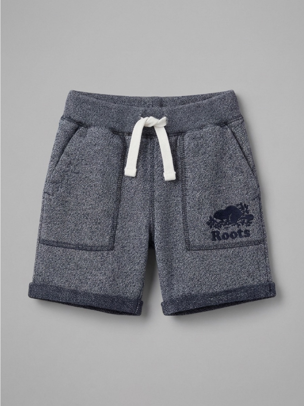 ROOTS 5T Navy Salt and pepper Shorts